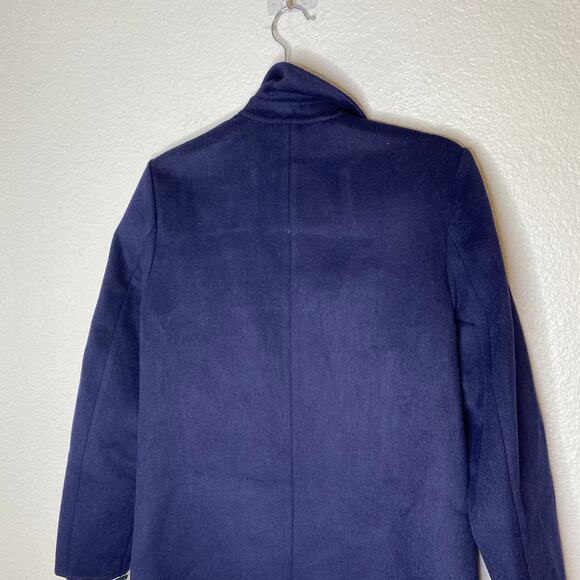 Lauren Ralph Lauren NWT Wool Blend Navy Coat - Picture 8 of 9